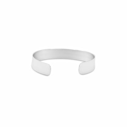 Sleek Silver Cuff | 10 mm