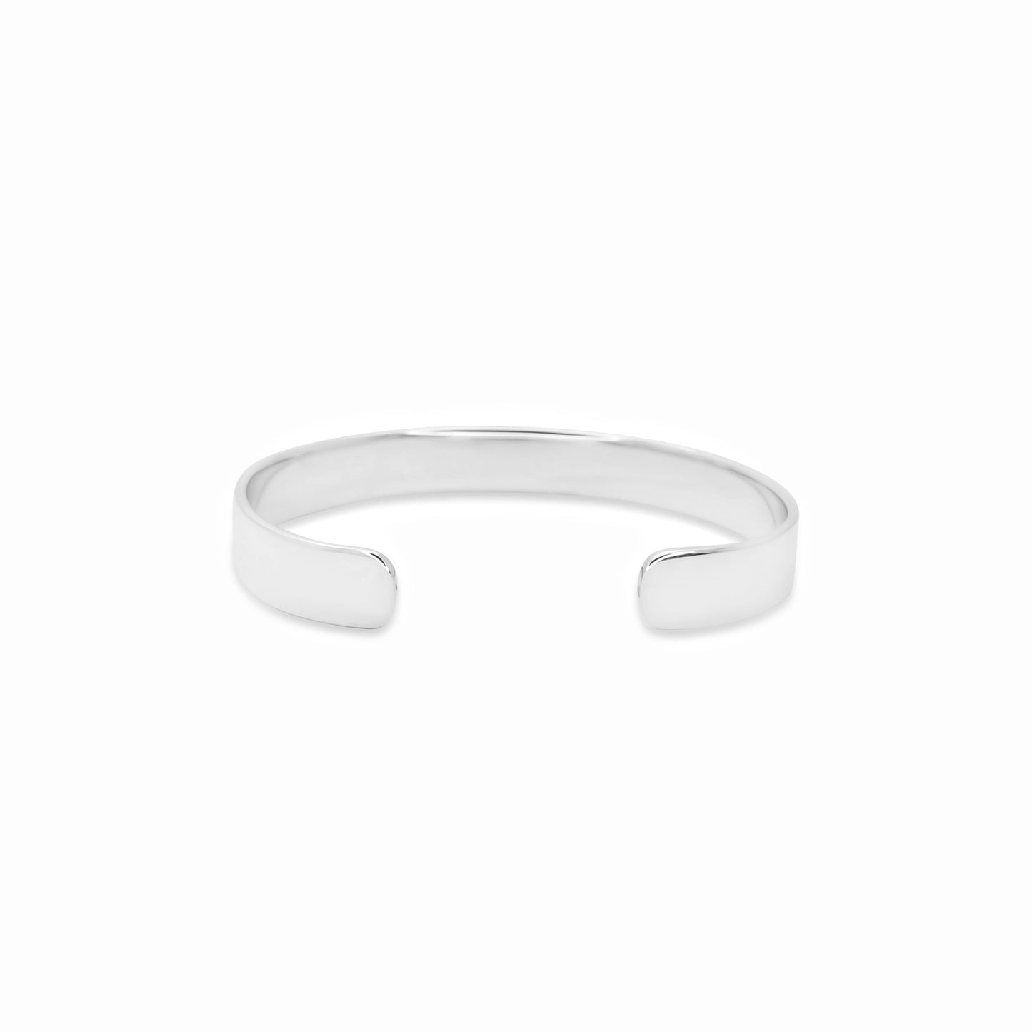 Sleek Silver Cuff | 9 mm