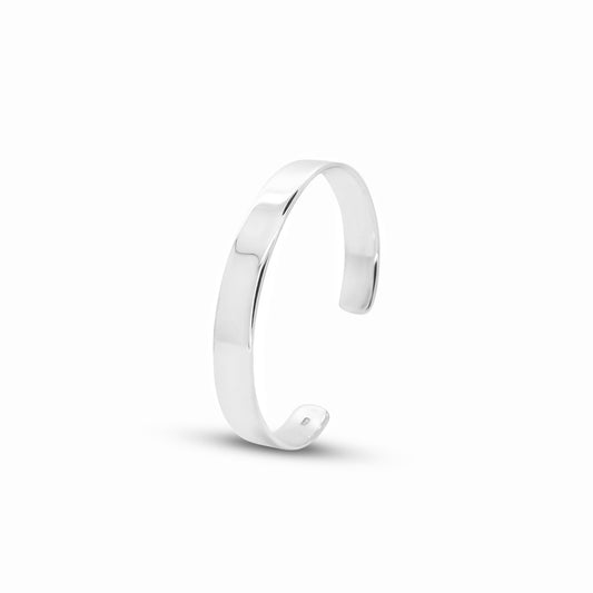 Sleek Silver Cuff | 9 mm