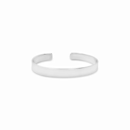 Sleek Silver Cuff | 8 mm