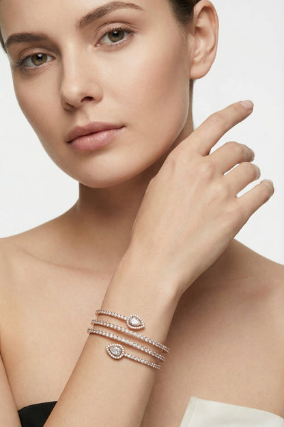 Spring Rose Gold Bangle