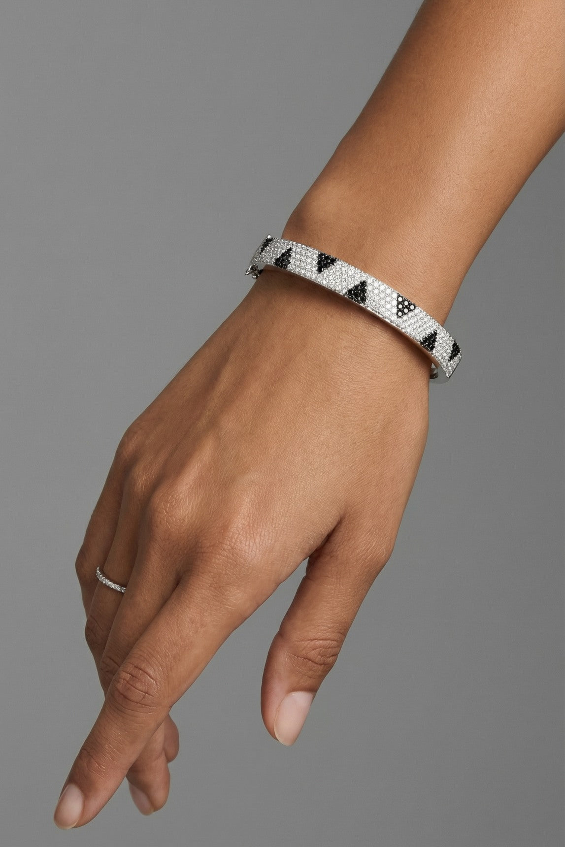 Pyramid Party - Zircon Bangle