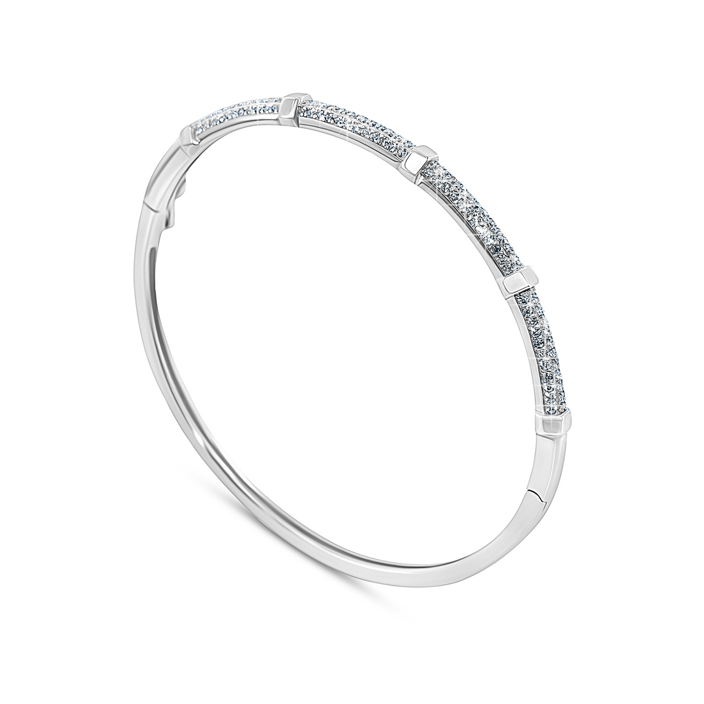 Segmented Sparkle Bangle