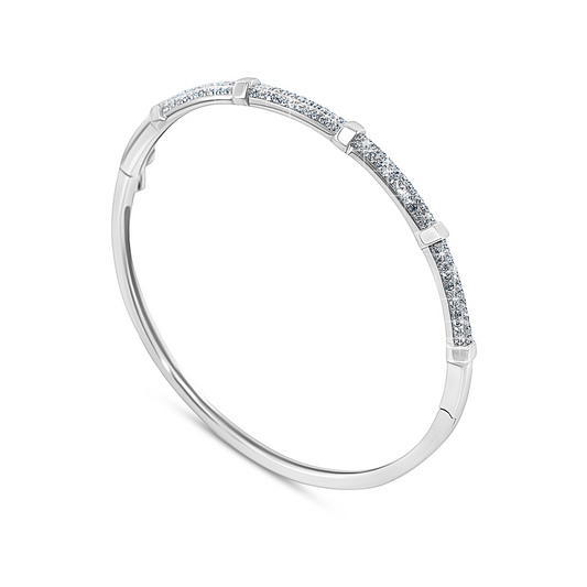 Segmented Sparkle Bangle