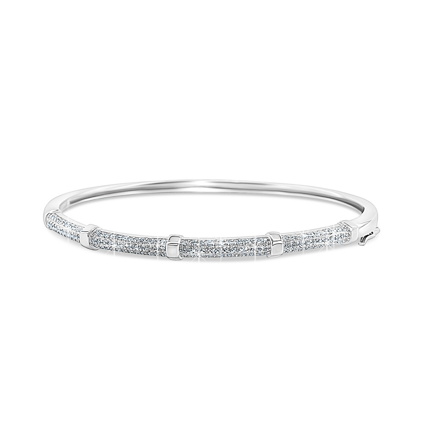 Segmented Sparkle Bangle