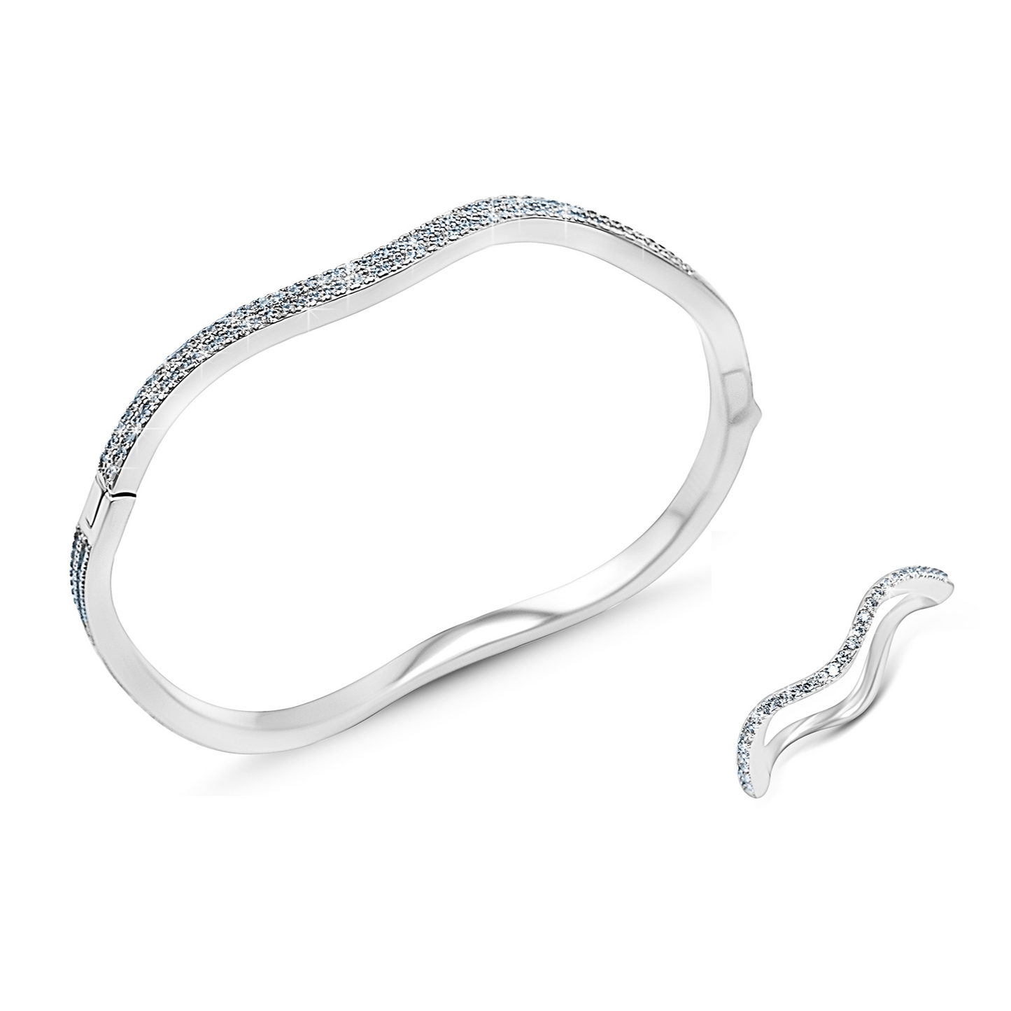 Wave Bangle & Ring