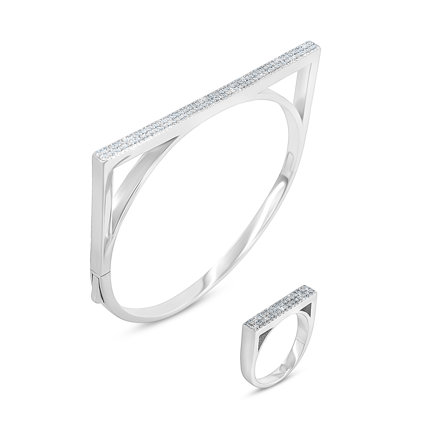 Tangent Radiance Bangle & Ring