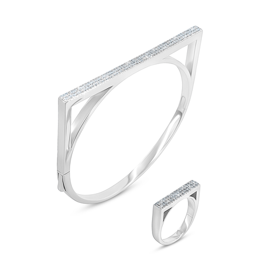 Tangent Radiance Bangle & Ring