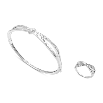 Beloved X Pavé Bangle & Ring Set