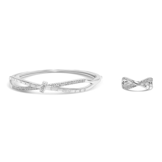 Beloved X Pavé Bangle & Ring Set