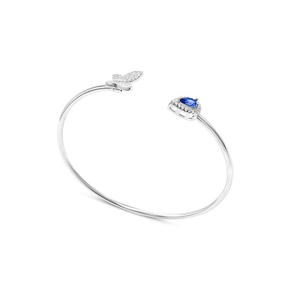 Butterfly Teardrop Dual Form Bangle