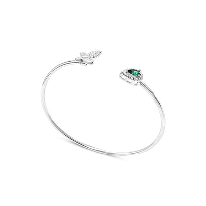 Butterfly Teardrop Dual Form Bangle