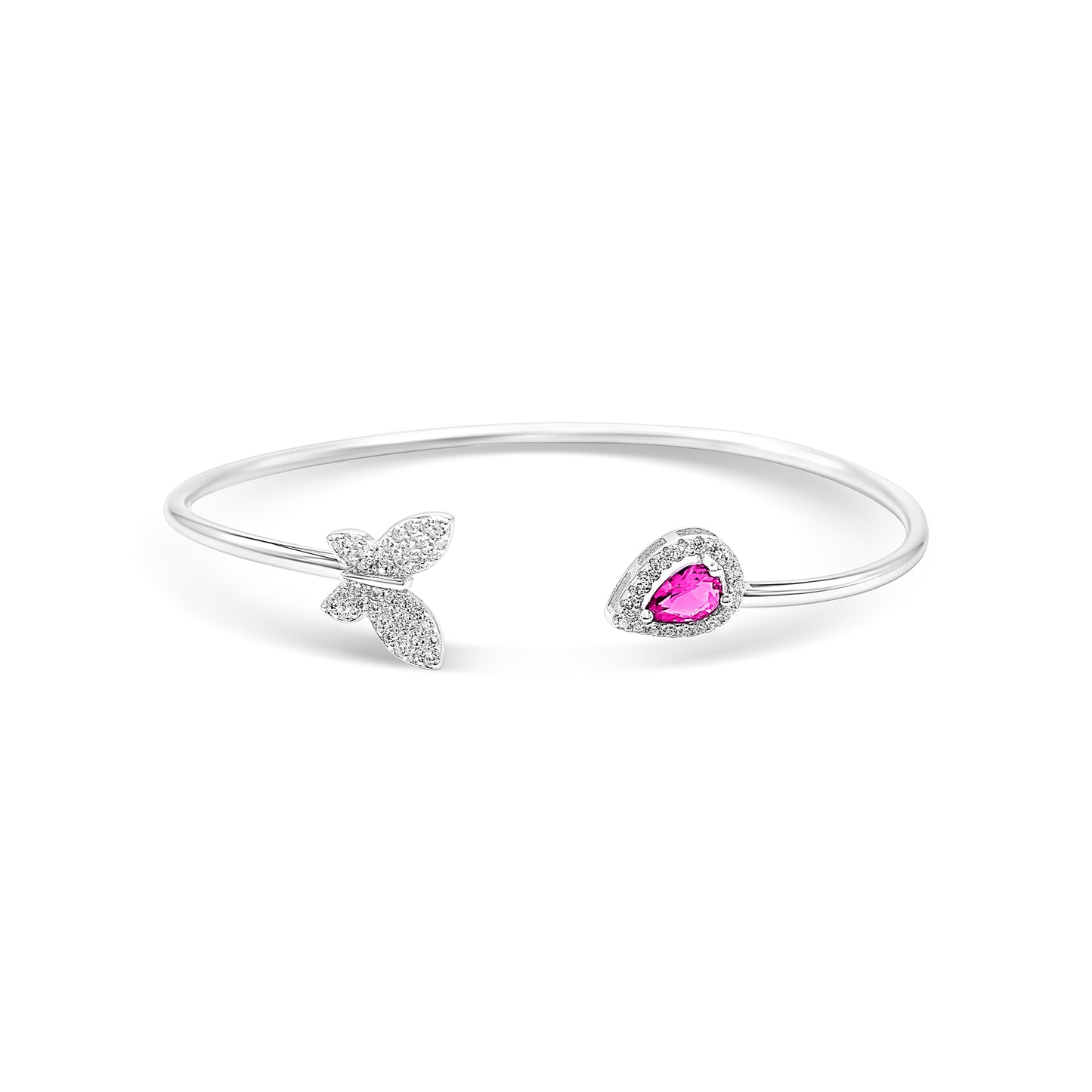 Butterfly Teardrop Dual Form Bangle