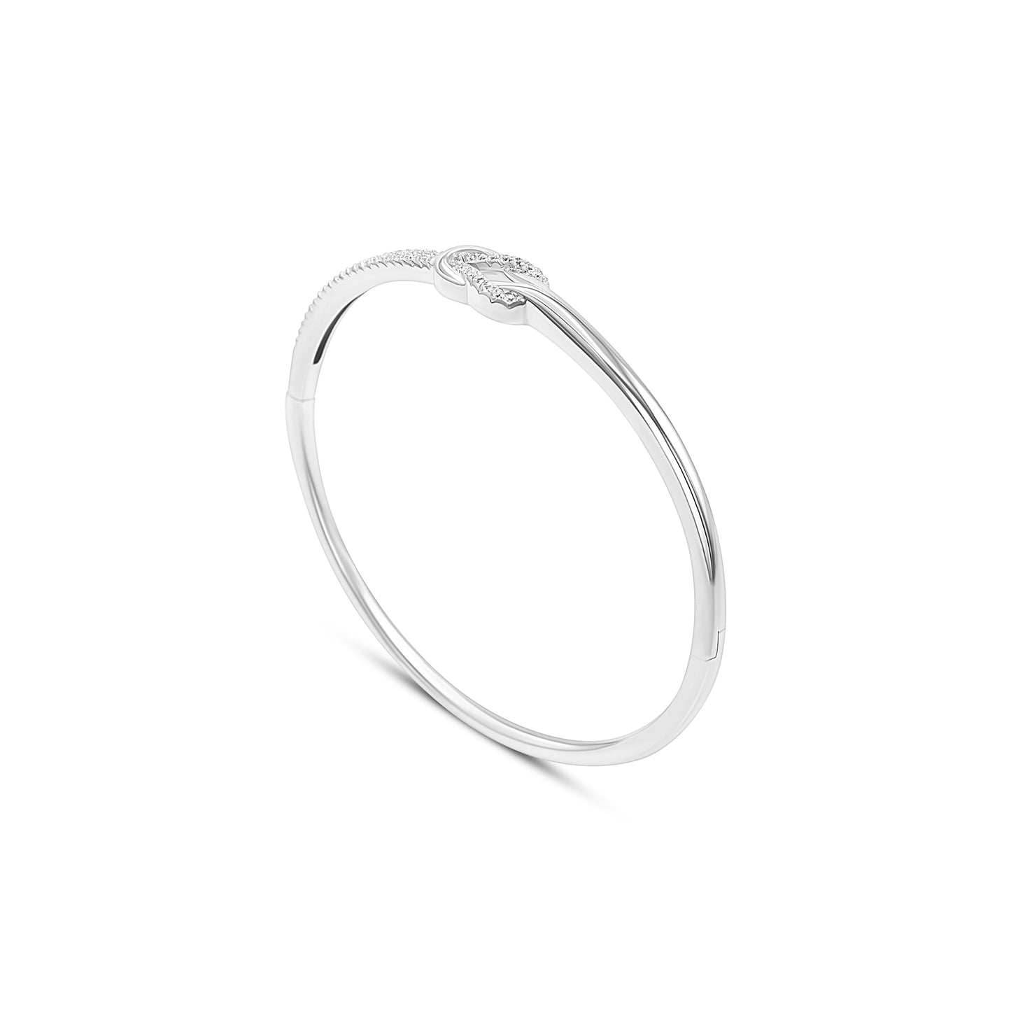 Pavé Knot Bangle