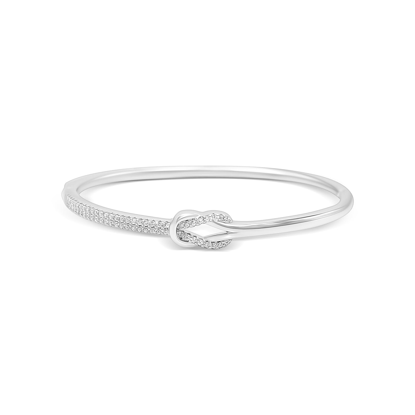 Pavé Knot Bangle