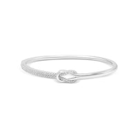 Pavé Knot Bangle image