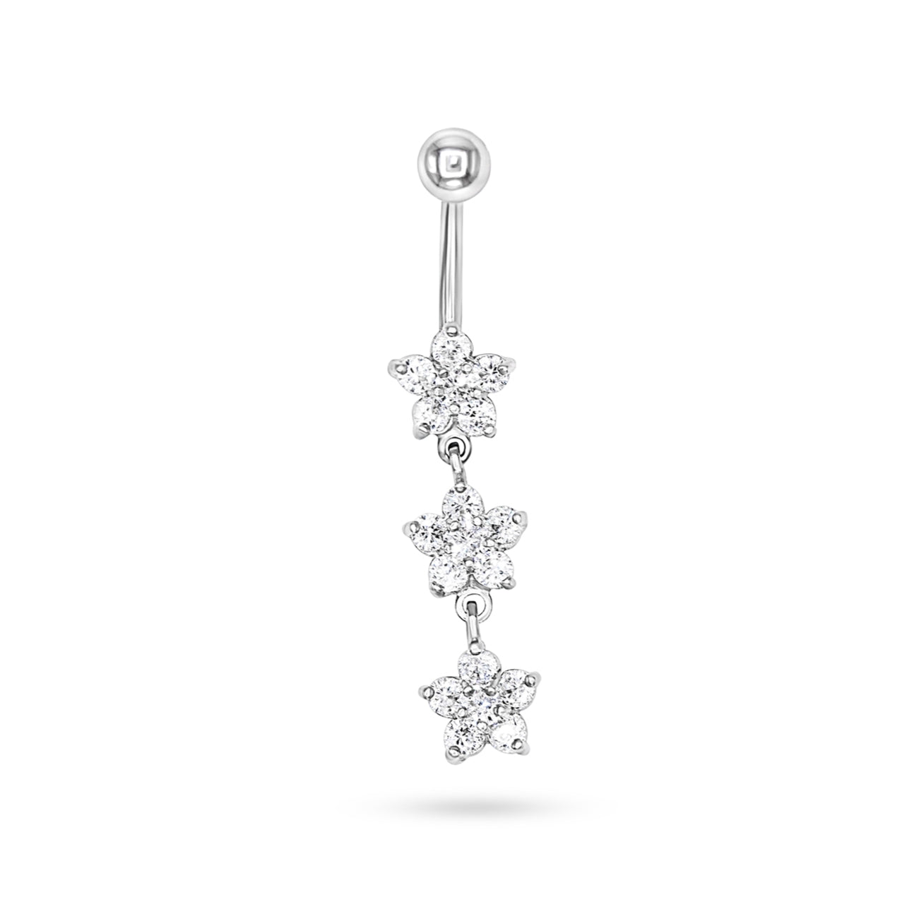 Celestial Blossom Silver Dangle