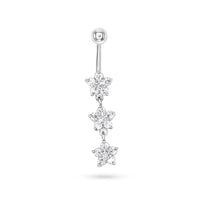 Celestial Blossom Silver Dangle image