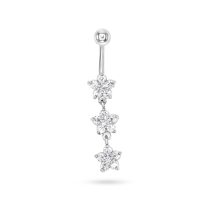 Celestial Blossom Silver Dangle