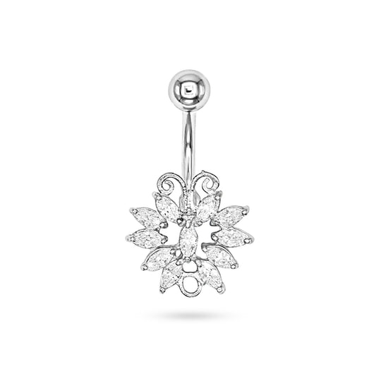 Blossom Dance Belly Button Ring