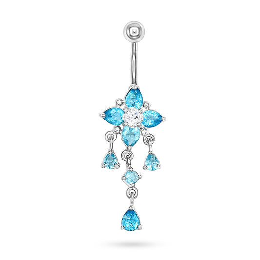 Ocean Blossom Dangle Earring
