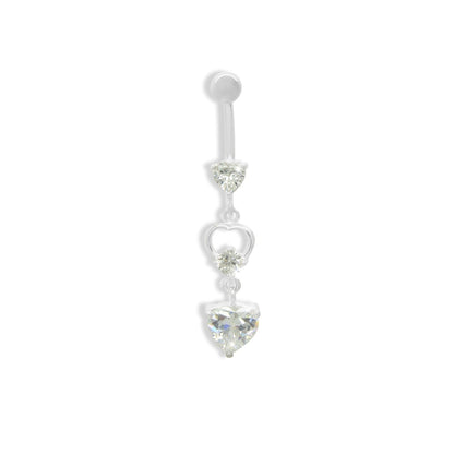 Hearts & Sparkle Belly Ring