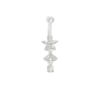 Crystal Cascade Belly Ring image
