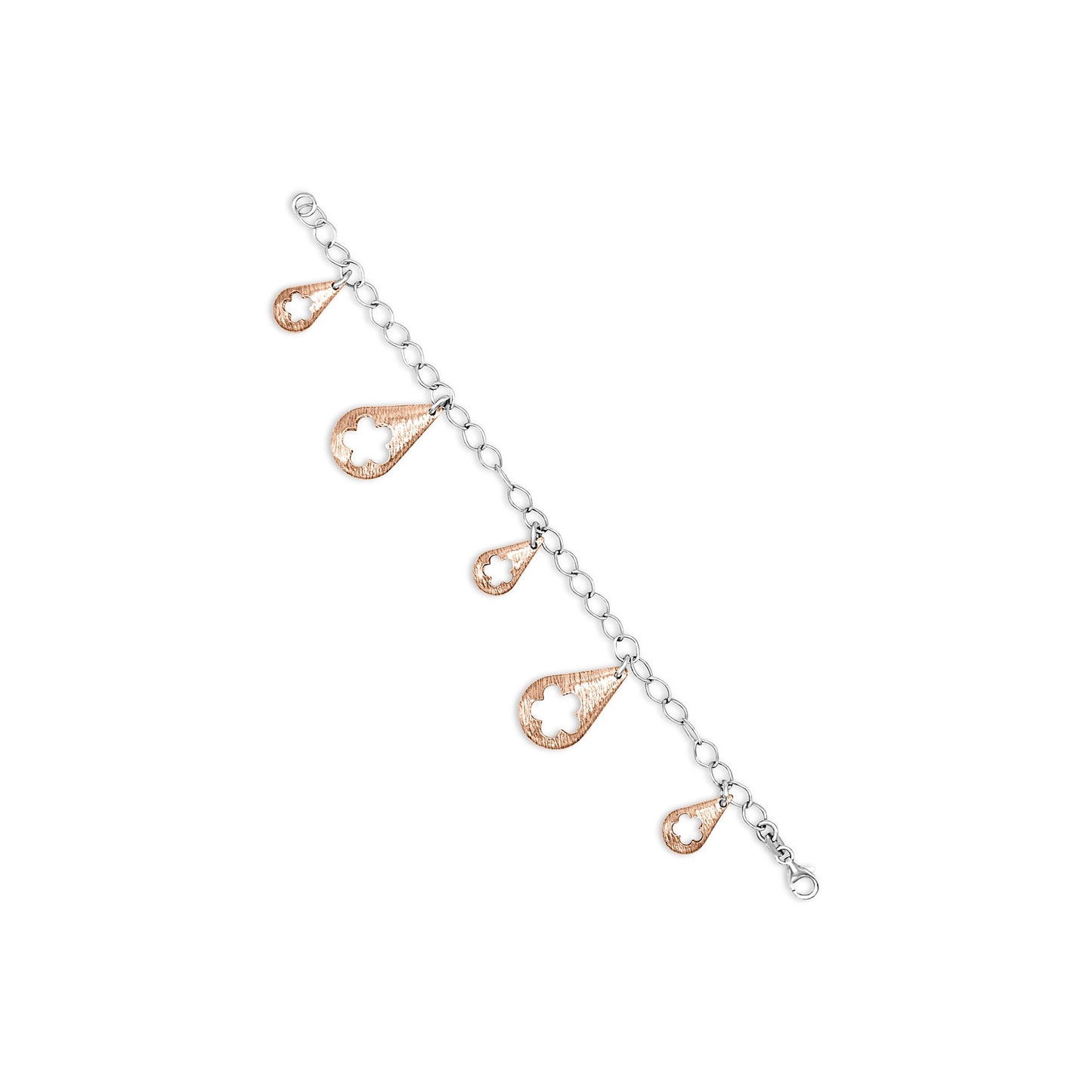 Radiant Teardrop Charm Bracelet