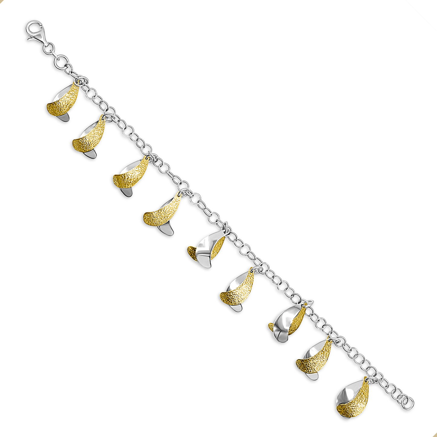 Dazzling Duo Charm Bracelet