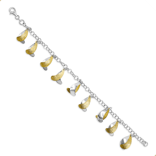 Dazzling Duo Charm Bracelet