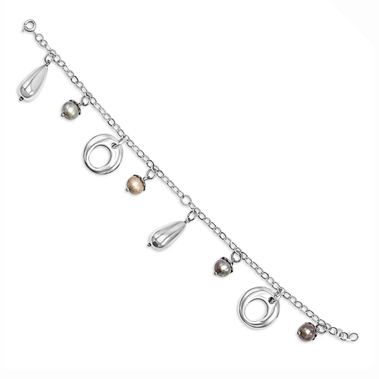 Coastal Charm Silver Bracelet