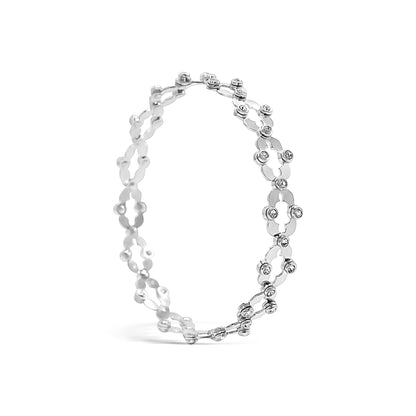 Radiant Blossom Silver Ring