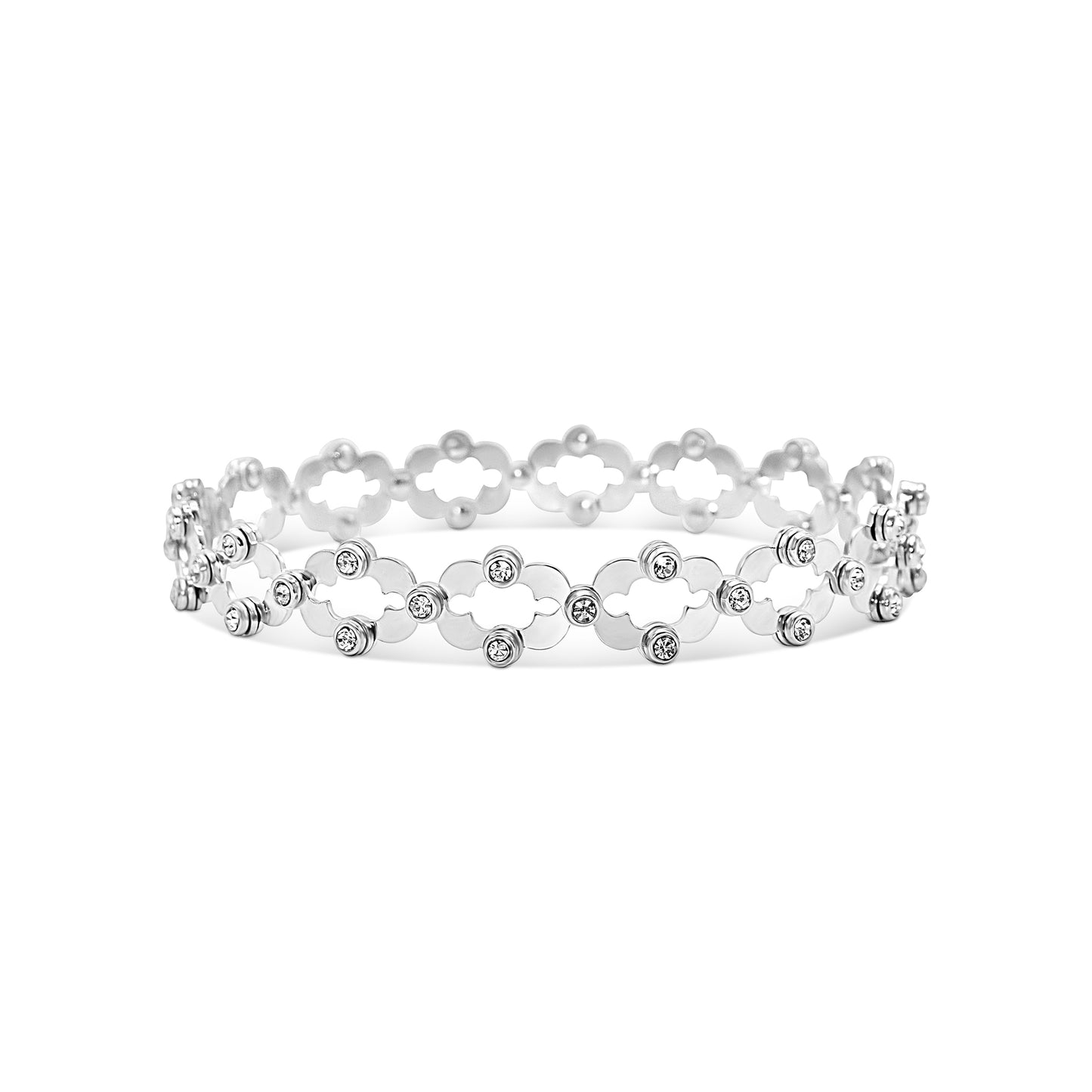 Radiant Blossom Silver Ring