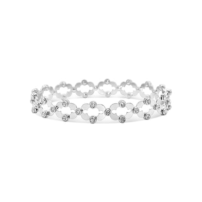 Radiant Blossom Silver Ring
