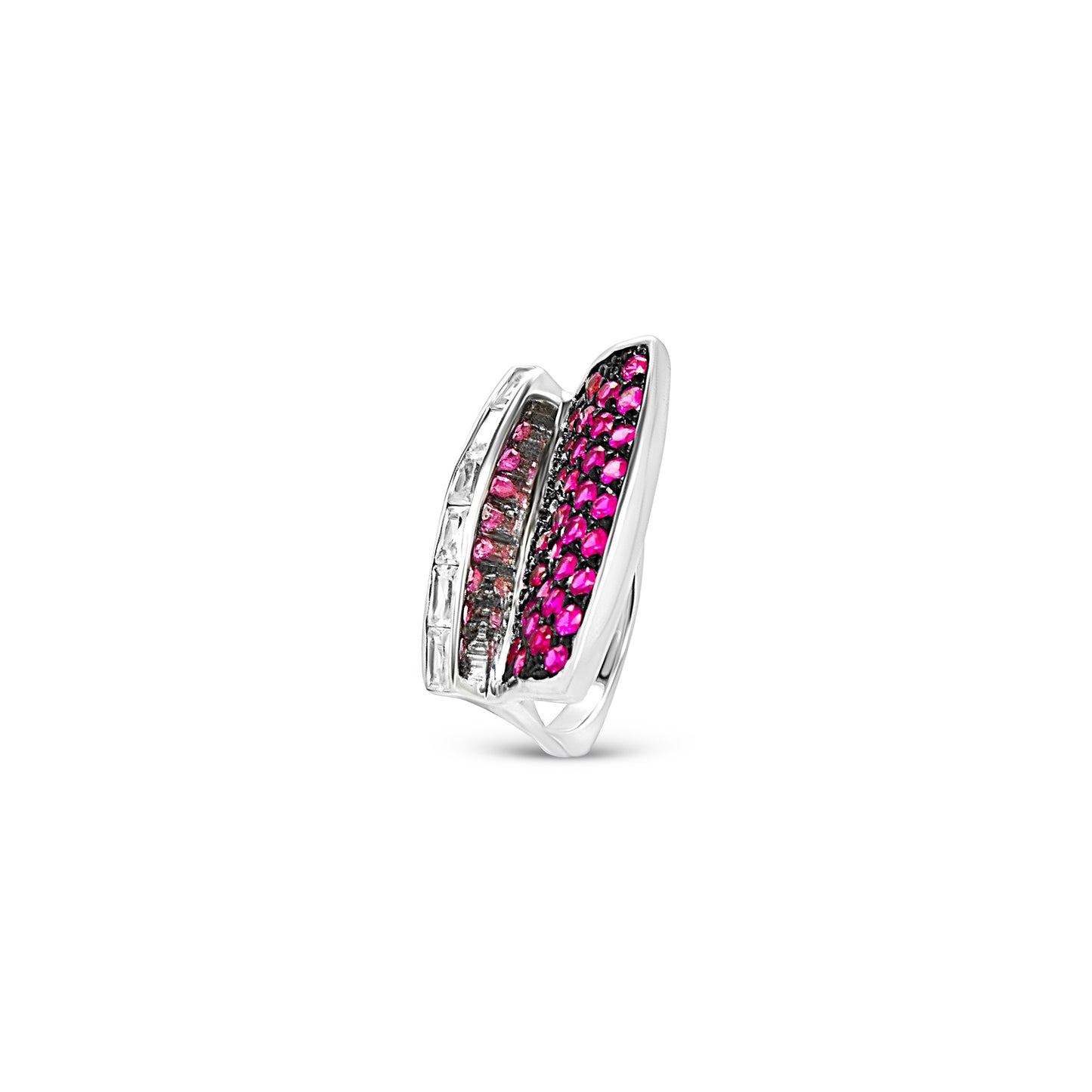 Radiant Rose Zircon Ring