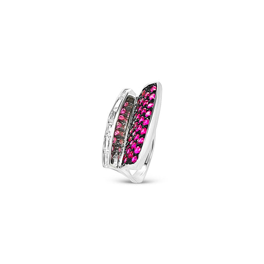 Radiant Rose Zircon Ring