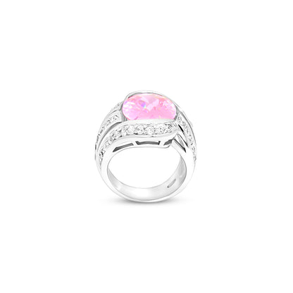 Radiant Pink Elegance Ring