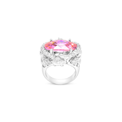 Radiant Pink Elegance Ring