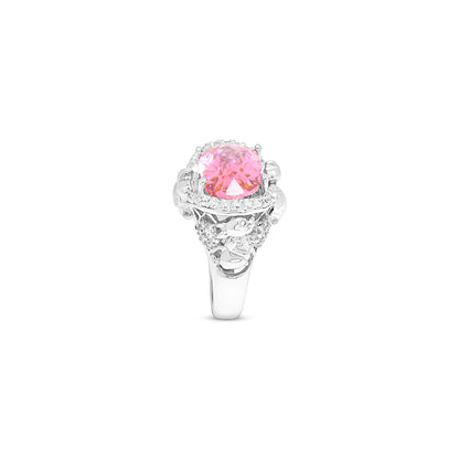 Radiant Pink Elegance Ring