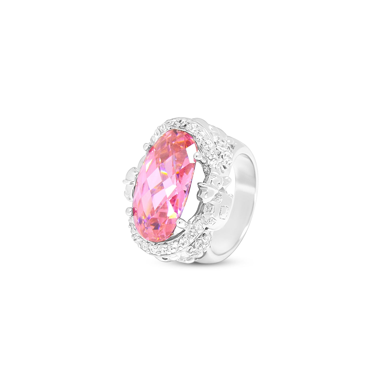 Radiant Pink Elegance Ring