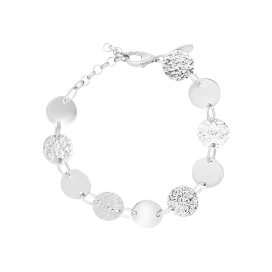 Frost Circular Link Bracelet