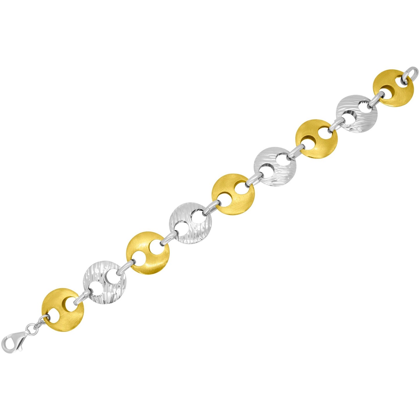 Bicolor Link Bracelet