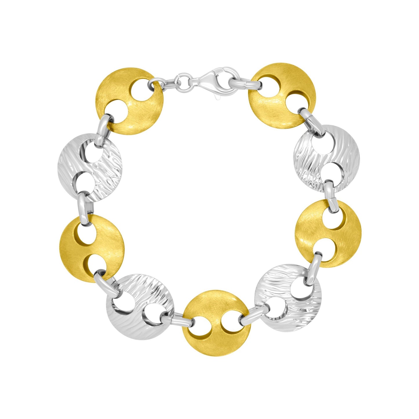 Bicolor Link Bracelet