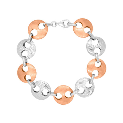 Bicolor Link Bracelet