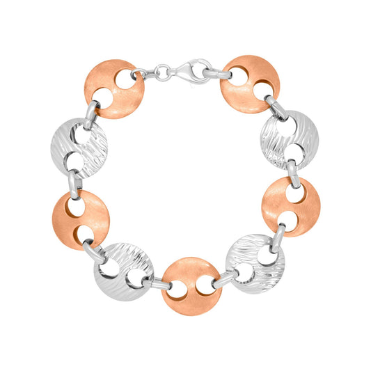 Bicolor Link Bracelet