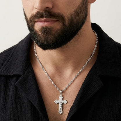 Plain Orthodox Crucifix Pendant