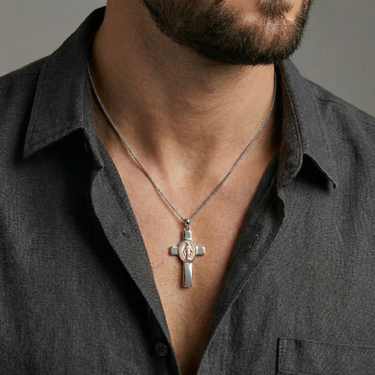 Madonna Center Cross