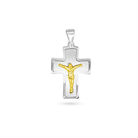 Brushed Silver Crucifix image