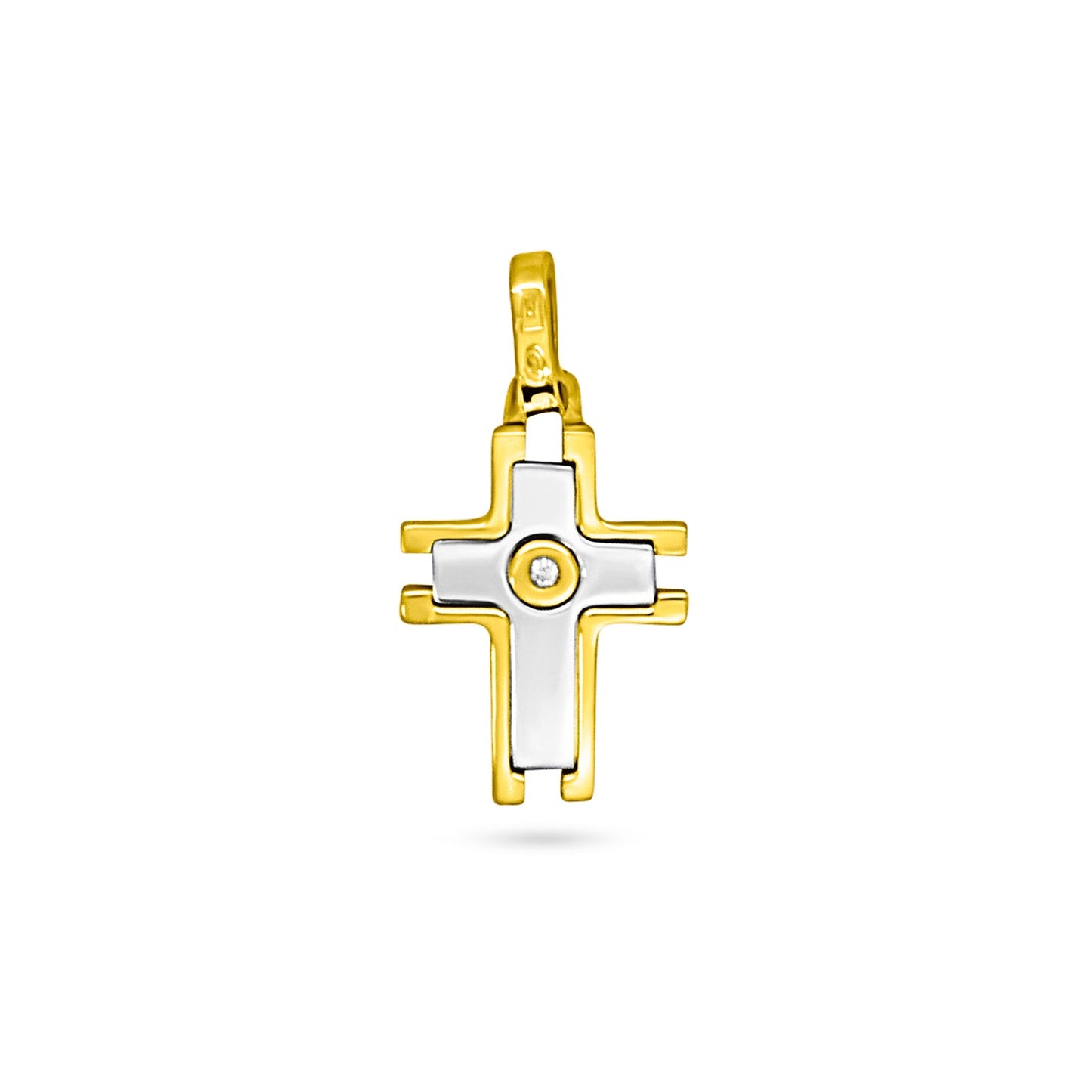 Bold Two-Tone Cross