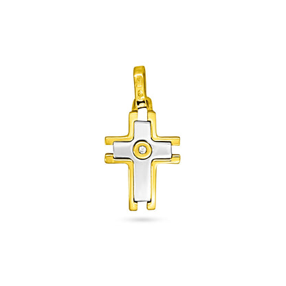 Bold Two-Tone Cross